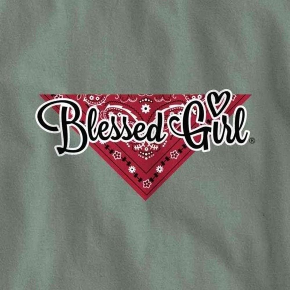 Blessed Girl Womens Long Sleeve T-Shirt - Best Friend - Sagestone - - Picture 2 of 7